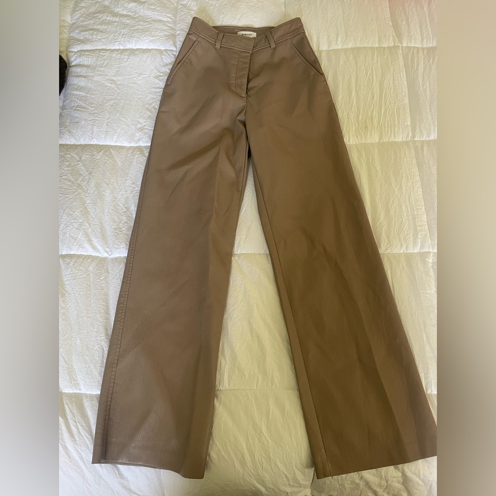 Aritzia leather pants